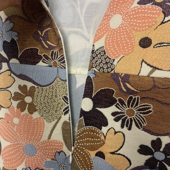 Zara retro colorful flowery dress size small - Picture 5 of 9